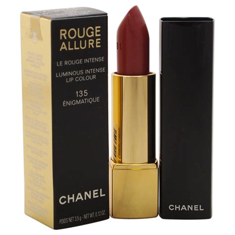 chanel rouge allure 135 énigmatique|Chanel luminous lipstick.